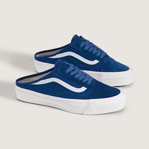 Vans Men's Premium Old Skool Blue Mule Shoe Size 9 Brand NWT